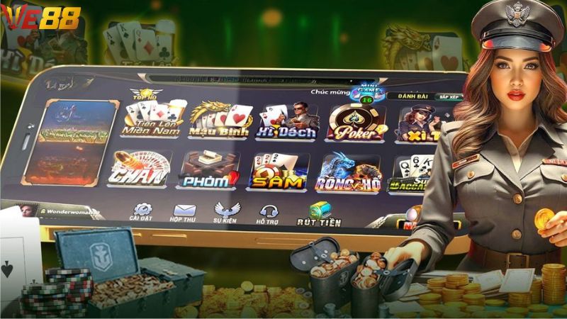 Giới thiệu về sảnh game bài VE88